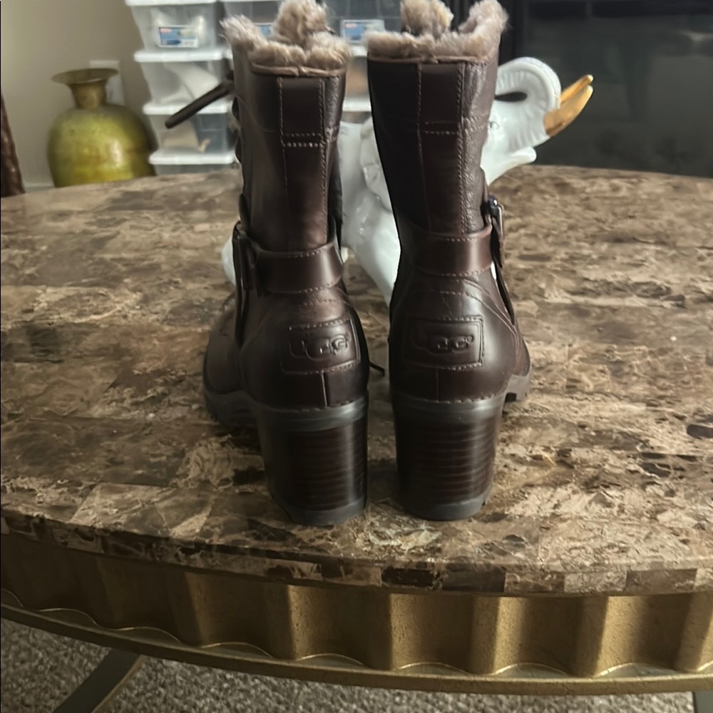 UGG Women's Brown Leather Boots